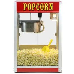 red and stainless steel paragon popcorn machines 1108110 fa 600