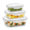 Glass Food Storage Containers 3 Sets