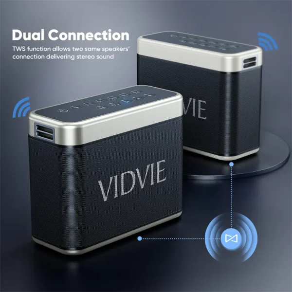 Vidvie Portable Outdoor Dual Microphone Speaker XL-SP914