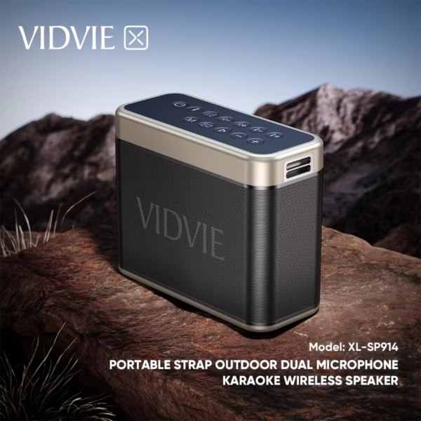 Vidvie Portable Outdoor Dual Microphone Speaker XL SP908