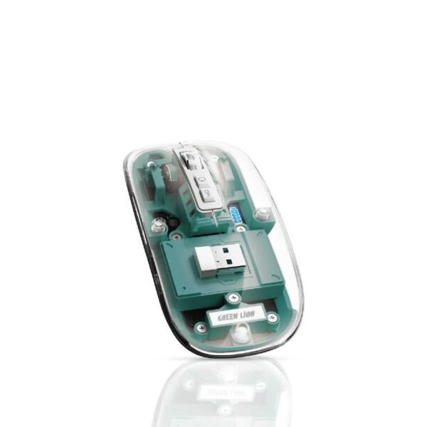 Green Lion Transparent Mouse