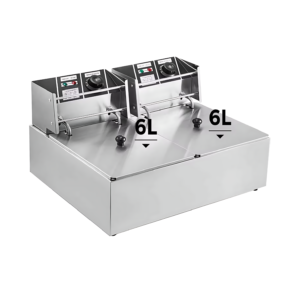 Electric Commercial Double Deep Fryer