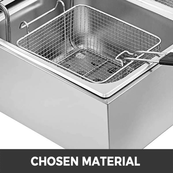 Electric Commercial Double Deep Fryer