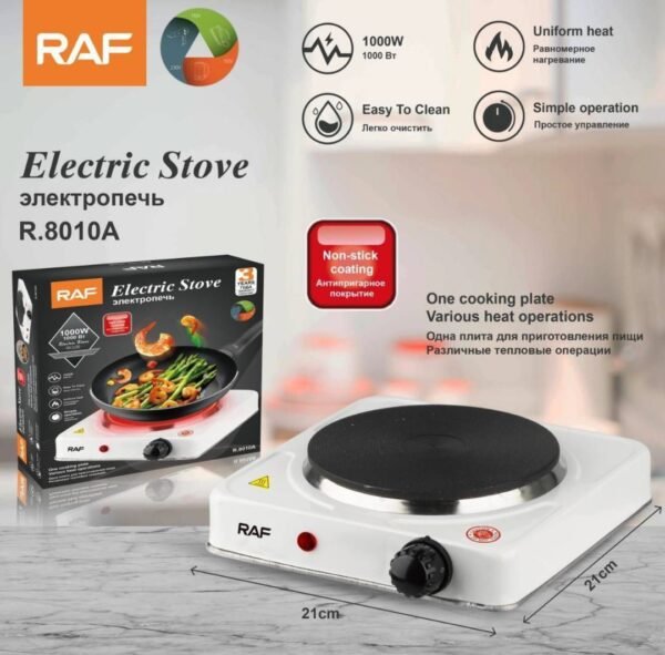 RAF Electric Stove Single Hot Plate R8010A