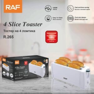 RAF Bread Toaster 4 Slice R265 1200W WhatsApp Image 2024 06 02 at 3.42.08 PM 1