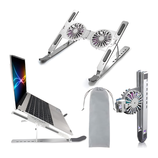 Laptop Stand with USB Cooling Fan