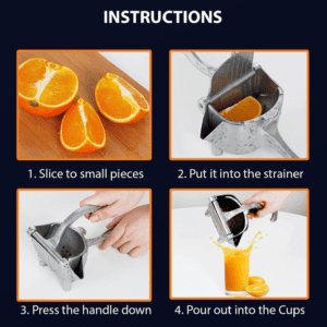 Aluminum Manual Hand Fruit Juicer Aluminum Manual Hand Fruit Juicer