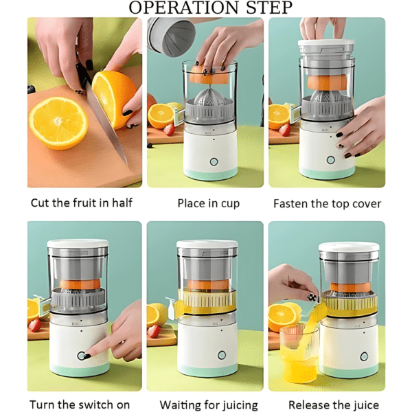 USB Charging Electric Orange Juicer Blender