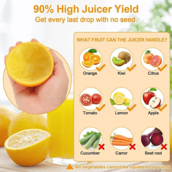 USB Charging Electric Orange Juicer Blender
