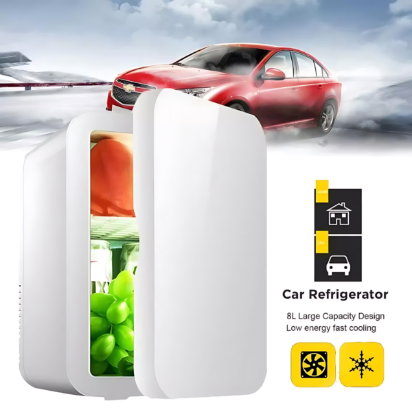 Portable 8L Car Mini Fridge Cooler