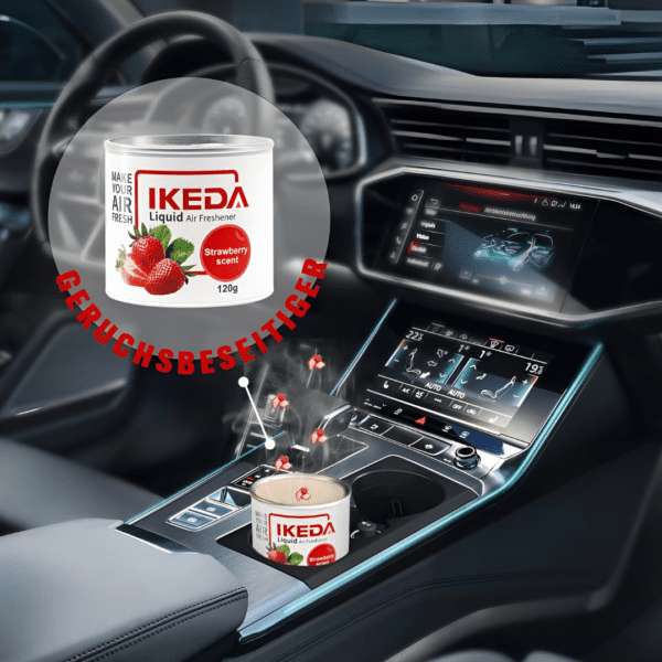 IKEDA Strawberry Liquid Car Air Freshener