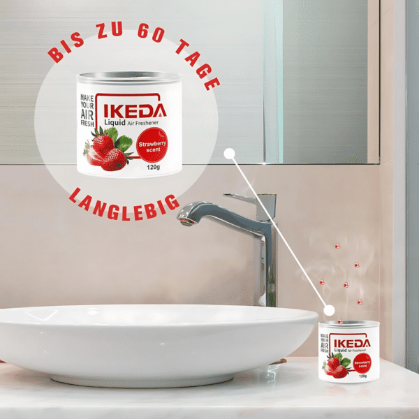 IKEDA Strawberry Liquid Car Air Freshener