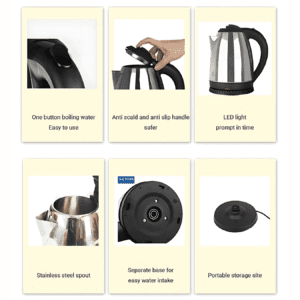 Ailyons 1.8L Stainless Steel Water Kettle Ailyons 1.8L Stainless Steel Water Kettle