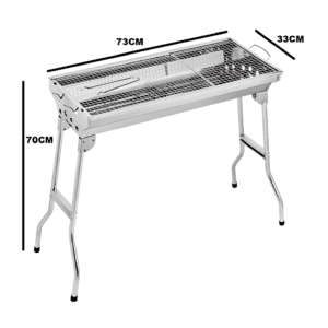Stainless Steel Portable Folding Charcoal BBQ Grill Stainless Steel Portable Folding Charcoal BBQ Grill