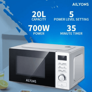 Ailyons Digital Electric Microwave Oven and Grill 20L Ailyons Digital Electric Microwave Oven & Grill 20L
