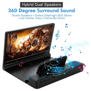 3D Phone Screen Magnifier With Bluetooth Speaker B18