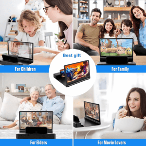 3D Phone Screen Magnifier With Bluetooth Speaker B18