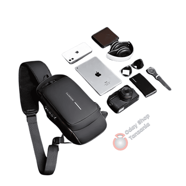 Fashion Waterproof Chest Bag USB