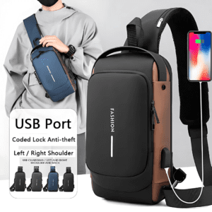 Fashion Waterproof Chest Bag USB Fashion Waterproof Chest Bag USB