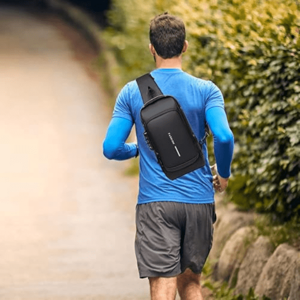Fashion Waterproof Chest Bag USB