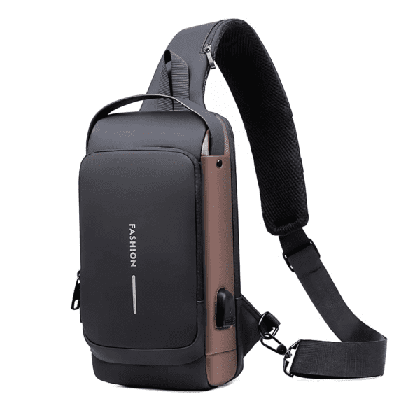 Fashion Waterproof Chest Bag USB