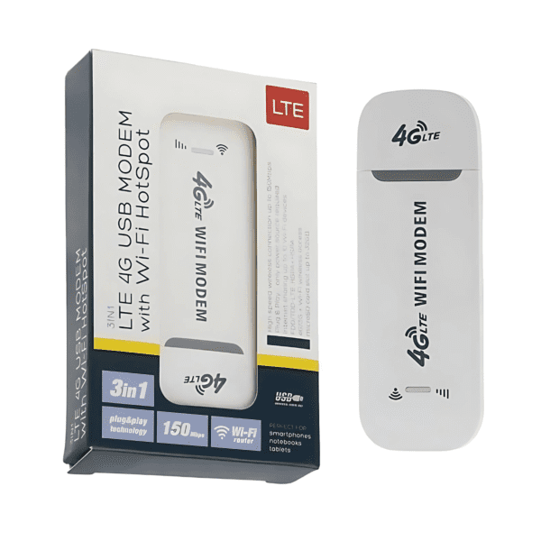 3 in 1 LTE 4G USB Modem With Wi-Fi Hotspot