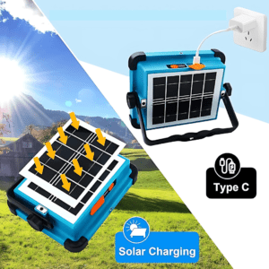Portable Solar and Rechargeable LED Work Light Portable Solar and Rechargeable LED Work Light