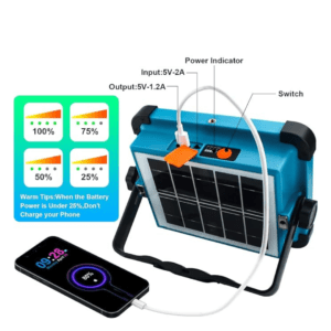 Portable Solar and Rechargeable LED Work Light Portable Solar and Rechargeable LED Work Light
