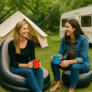 inflatable single size puff sofa chair