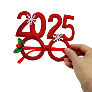 2025 Christmas Glasses Decorations