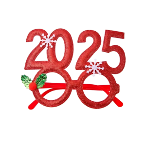 2025 Christmas Glasses Decorations