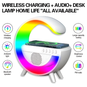 Wireless Charging G Shape Speaker