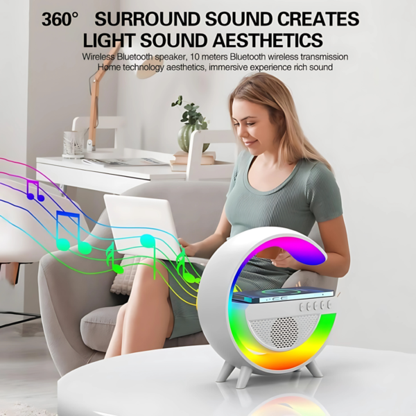 Wireless Charging G Shape Speaker