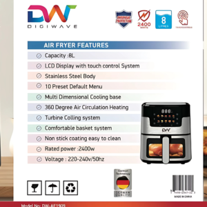 Digiwave Air Fryer 8L