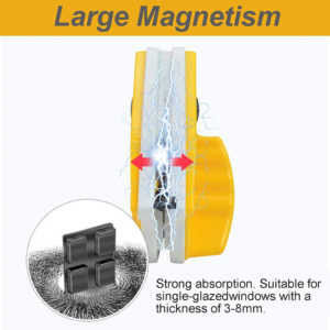 Double Sided Magnetic Glass Cleaner