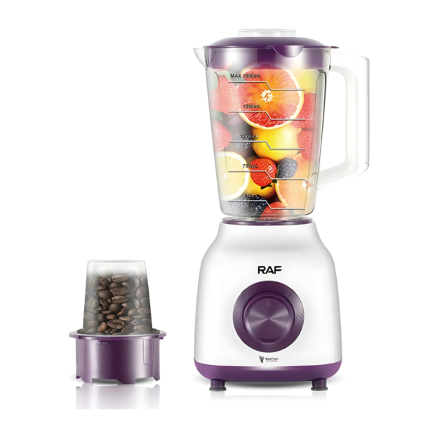 RAF 2 in 1 Electric Blender 1.5L Plastic Jar