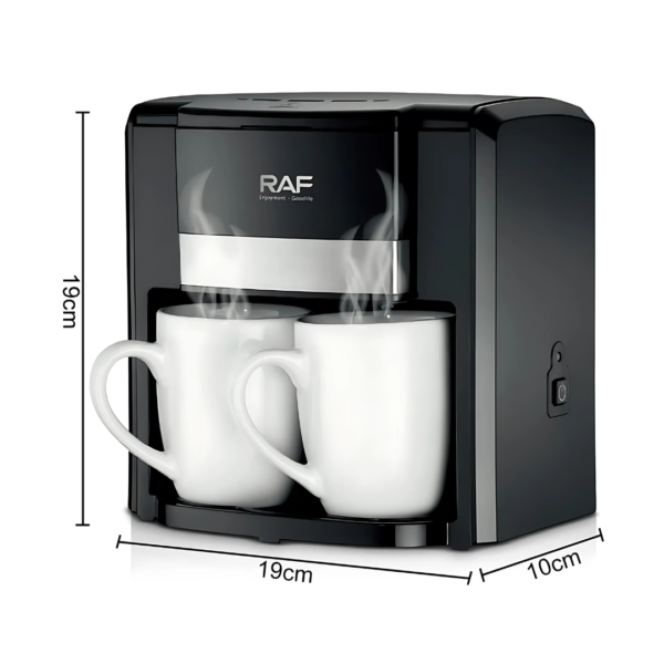 RAF Mini 2 Cups Electric Coffee Maker