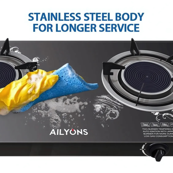 Ailyons Double Burner Gas Stove GS005A