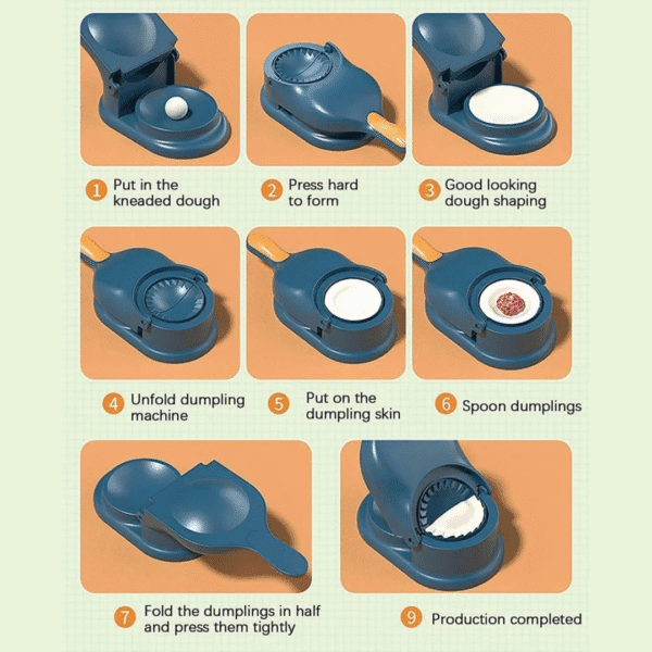 2 in 1 Plastic Dumpling maker