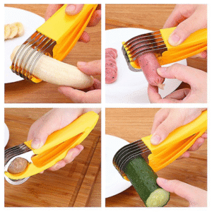 Stainless Steel Banana and Vegetable Slicer Stainless Steel Banana and Vegetable Slicer