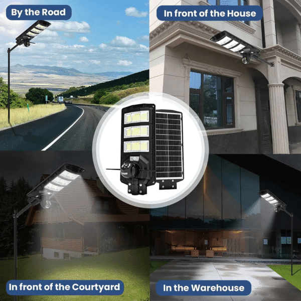 AI Solar Street Light with Camera
