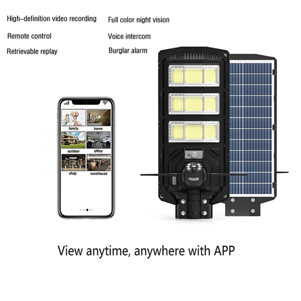 AI Solar Street Light with Camera