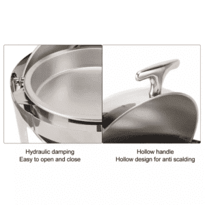 Round Stainless Steel Chafing Dish 6L Round Stainless Steel Chafing Dish 6L