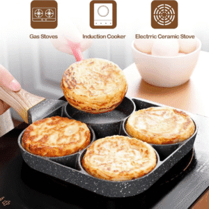 Aluminum 4 Hole Frying Pan Aluminum 4 Hole Frying Pan