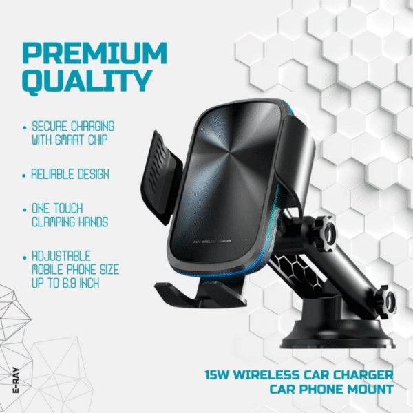 Wireless Car Phone Mount and Charger