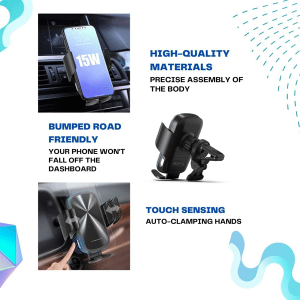 Wireless Car Phone Mount and Charger