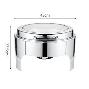 Hydraulic Silver Chafing Dish 6L Hydraulic Silver Chafing Dish 6L