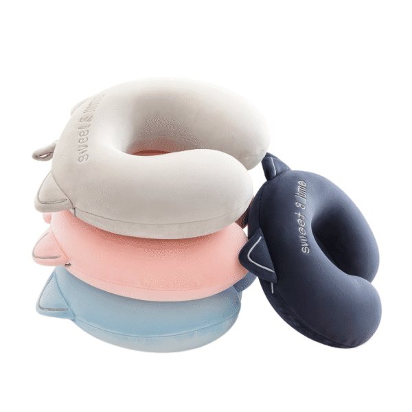 Cute Cat Ear Travel Pillow