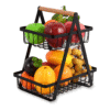 2 Tier Metal Vegetable and Fruit Basket