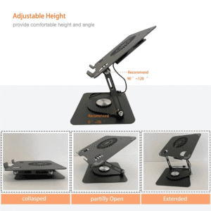 Green Lion Rotate Laptop Stand with Fan